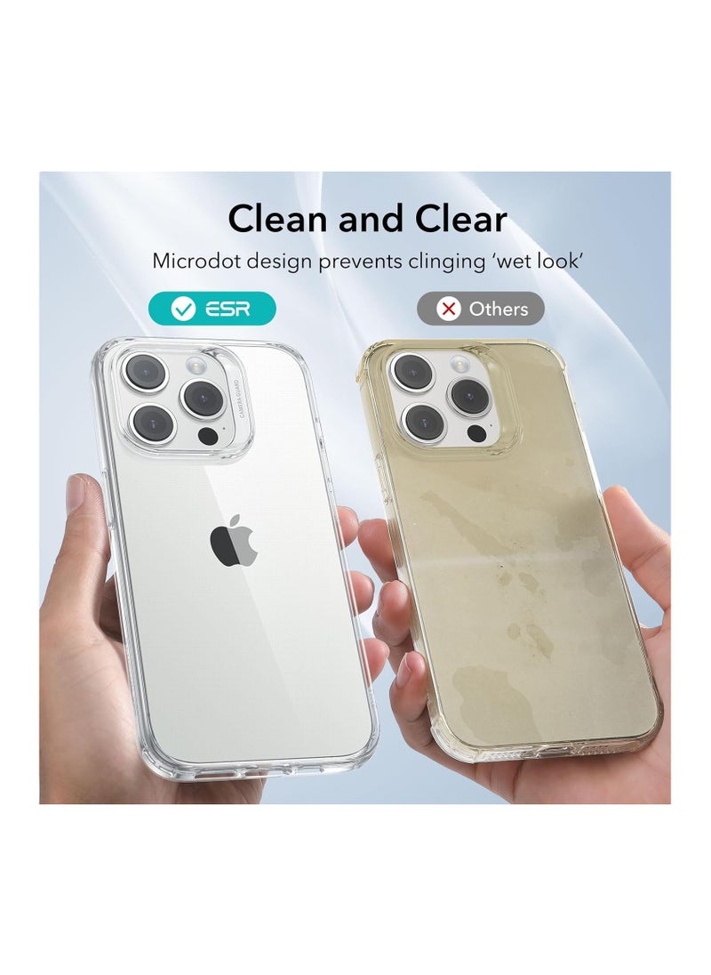 ESR - Clear Case for iPhone 15 Pro Case, Shockproof Thin Cover, Yellowing-Resistant Slim Transparent TPU Phone Case, Zero Series, Clear - Image 1