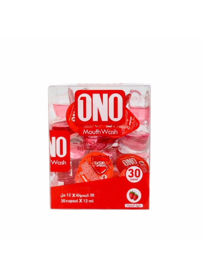 ONO One Ono - Refreshing Mouthwash Strawberry Flavor (30 Capsules / 12ml) - Image 1