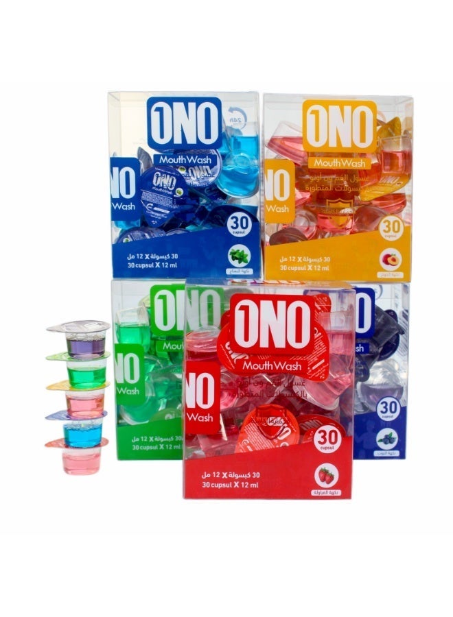ONO One Ono - Refreshing Mouthwash Strawberry Flavor (30 Capsules / 12ml) - Image 2