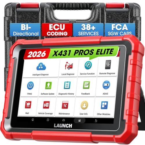 Launch X431 Scanner PROS Elite 2026 New Bidirectional Scan Tool ECU Coding - Image 1