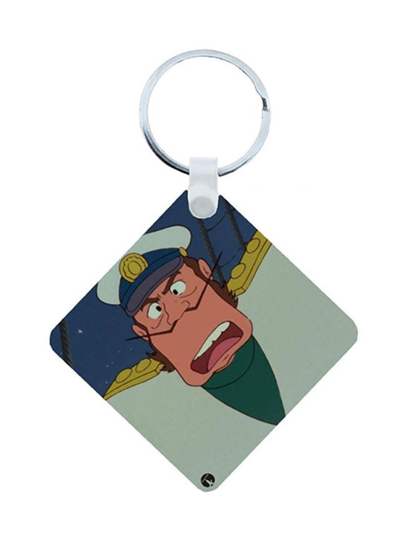 Adnan And Lina Wooden Keychain