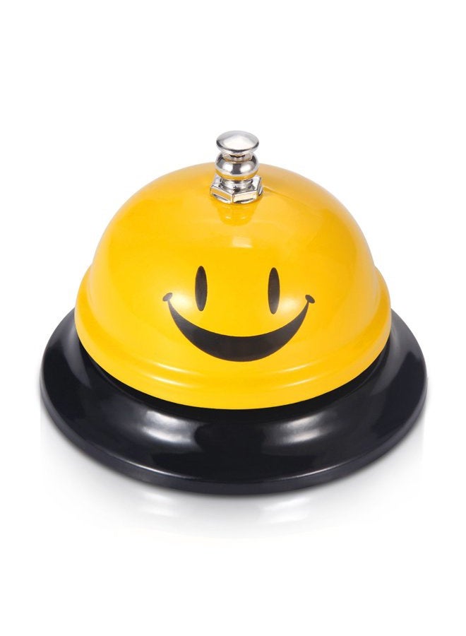 EMDMAK Call Bell, Service Bell for The Porter Kitchen Restaurant Bar Classic Concierge Hotel (3.3 Inch Diameter) (Yellow A) 1 Pack B01N0AG1FM - Image 1