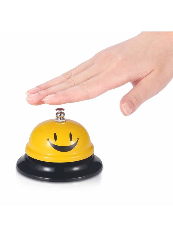 EMDMAK Call Bell, Service Bell for The Porter Kitchen Restaurant Bar Classic Concierge Hotel (3.3 Inch Diameter) (Yellow A) 1 Pack B01N0AG1FM - Image 4