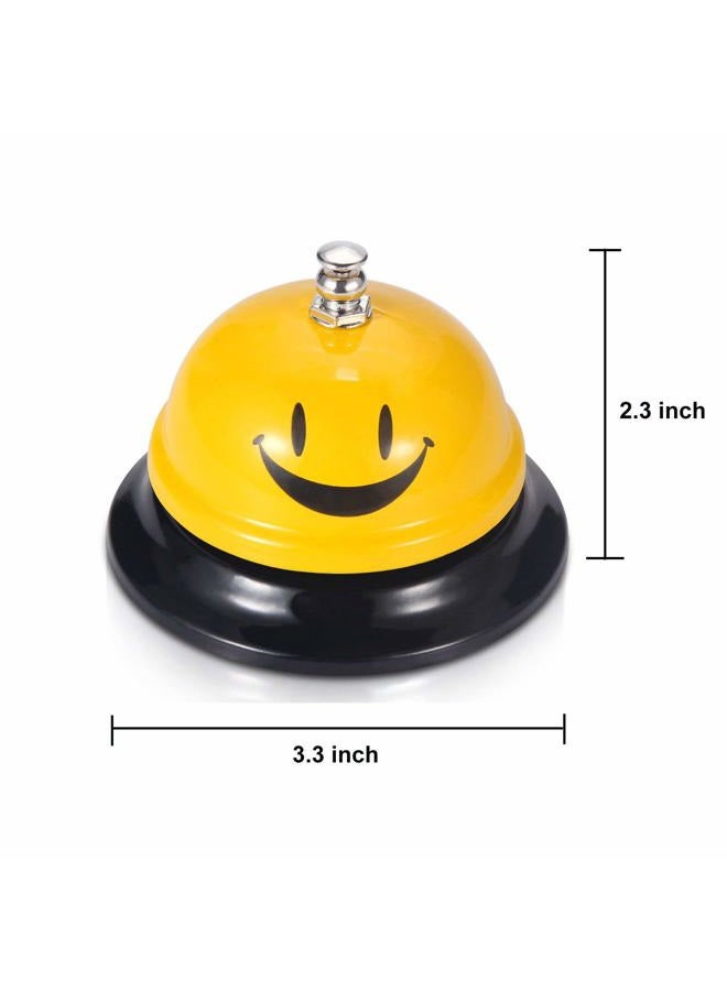 EMDMAK Call Bell, Service Bell for The Porter Kitchen Restaurant Bar Classic Concierge Hotel (3.3 Inch Diameter) (Yellow A) 1 Pack B01N0AG1FM - Image 5