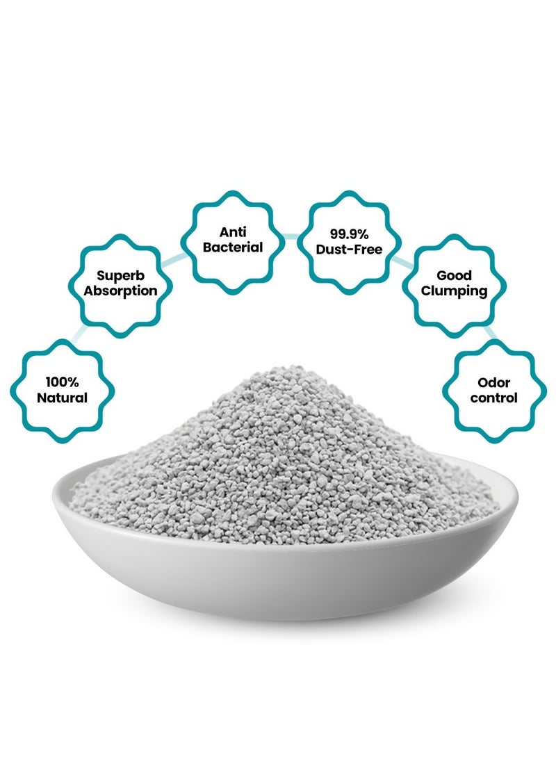 Daya Cat Litter -Premium Turkish Bentonite-Strong Clumping & Odor Control- Activated Carbon & Soap Scent - Image 4