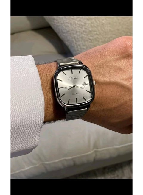 watch for men Metal with calendar