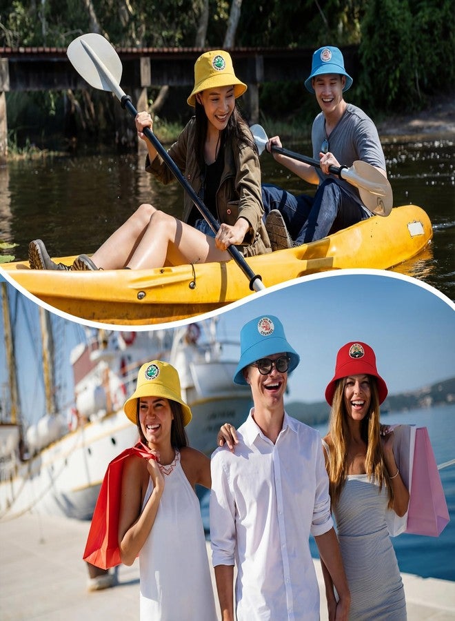 Croloose 12 Pcs African Safari Theme Bucket Hats Gifts Christian Summer Hat Religious Fishing Cap Sunday School Colorful Sun Foldable Travel Hat for Vacation Bible School Supplies - Image 5