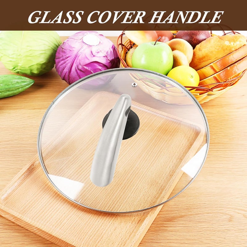 Replacement Stainless Steel Pot Lid Handle, Solid Universal Cookware Lid Handgrip with Anti-scald Feature for Glass and Steel Covers, Kitchen Cookware Accessory for Safe Pot Cover - Image 4