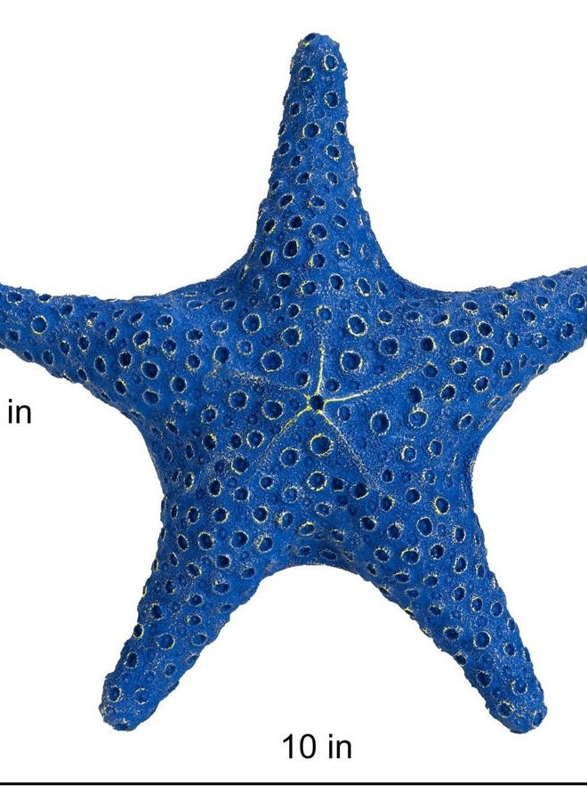 VVGIFTS Blue Ocean Beach Decoration Starfish Resin Wall Hanging Decoration (RoyalBlue) - Image 3