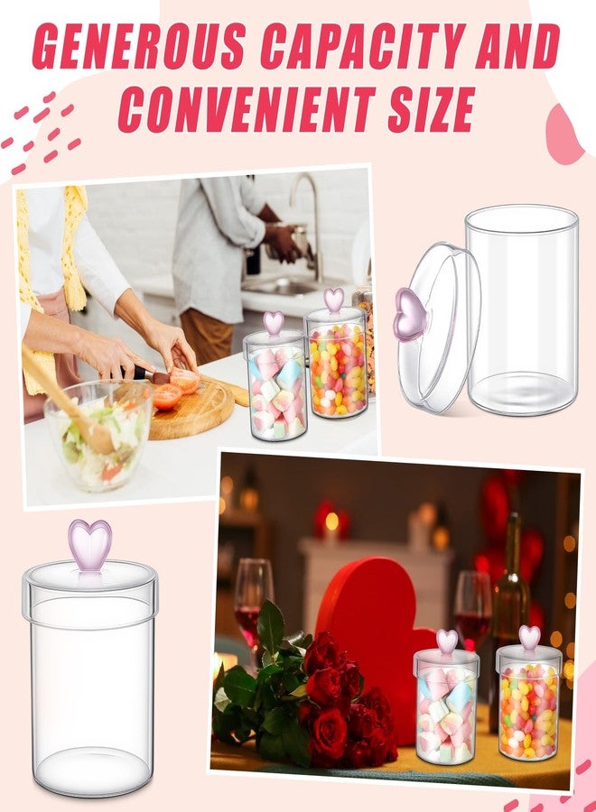 مينبلان عبوتان من علب تخزين الطعام الزجاجية على شكل قلب من مينبلان، بغطاء محكم الإغلاق، سعة 30 أونصة، مثالية لتخزين الشوفان المنقوع، وبسكويت المطبخ، وحبوب القهوة، والمواد الجافة، والحلوى، والشاي. - Image 5