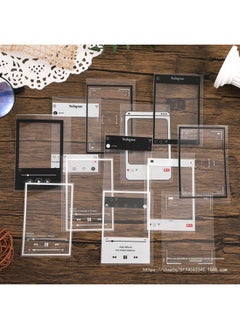 Generic Life Border Pet Hand Account Sticker Retro Photo Frame Landscaping Collage Pain Bag Card Decoration Material Sticker Asahi Special-Color:Viewing Materials-20 Pieces Included  - Image 2