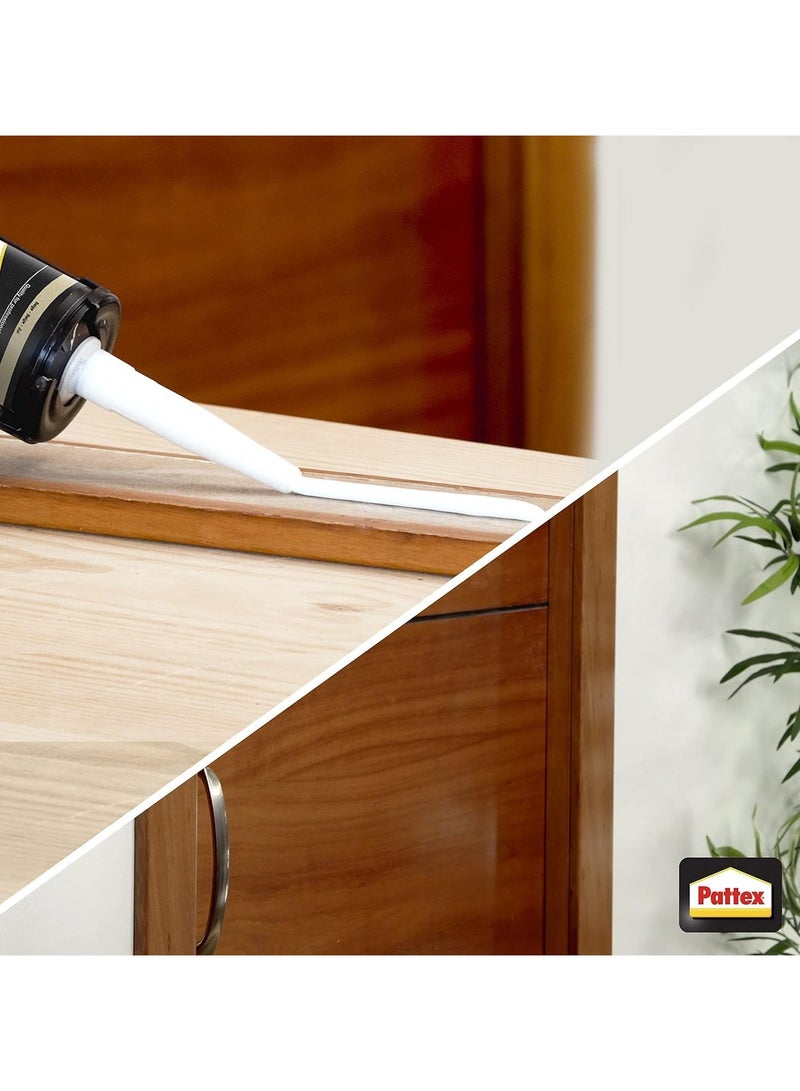 Pattex Patex PL150 Moisture and Heat Resistant Multi-Purpose Adhesive - 380g Cartridge Comes in Pack of 2 - Image 5