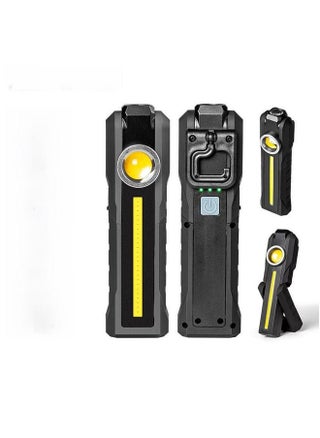 Car Repair Work Light USB Rechargeable Strong Magnet Emergency Outdoor High Brightness Practical Tool ABS Material LED Source (purple light 395 version) round COB work lamp type 1902 - pzsku/Z73840D3E811CE50BDD8DZ/45/1744040632/ad07730e-d468-4674-85c5-889ceee9cb2b