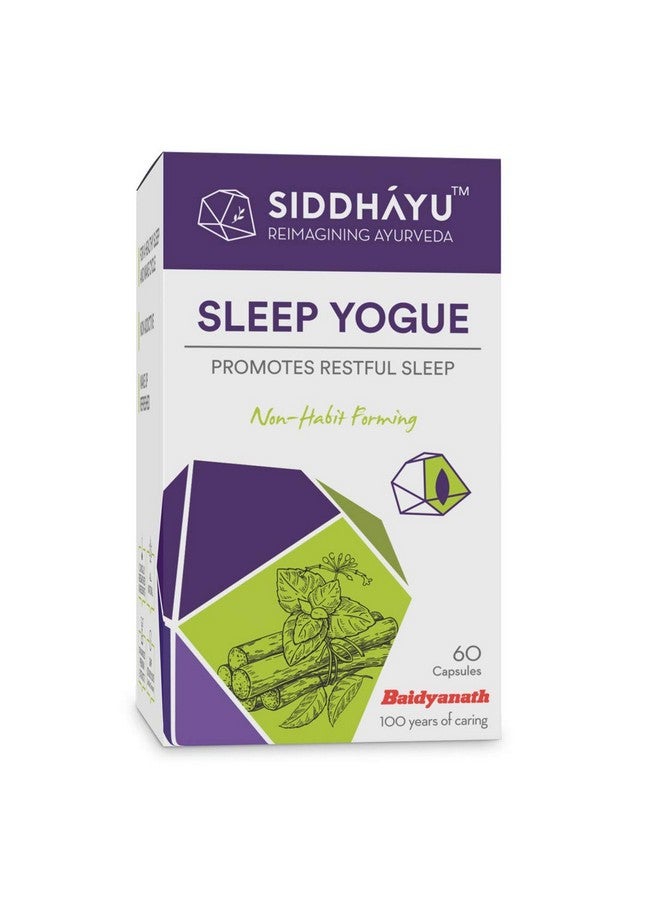Siddhayu Sleep Yogue Capsule for Healthy & Restful Sleep (From the house of Baidyanath), Ayurvedic Sleeping Capsule I 60 Capsules - Image 3