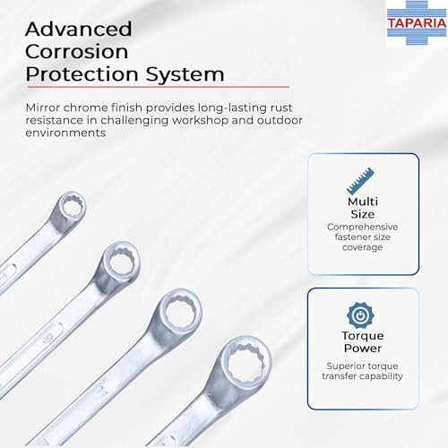 Taparia 1812 Ring Spanner Set, 40.5 x 9 cm - Image 4