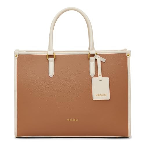 Miraggio Denice 2.0 Laptop Tote Bag For Women With Adjustable & Detachable Strap | Fits Upto 14 Inch Laptop | Office Bag For Women Stylish - Image 4