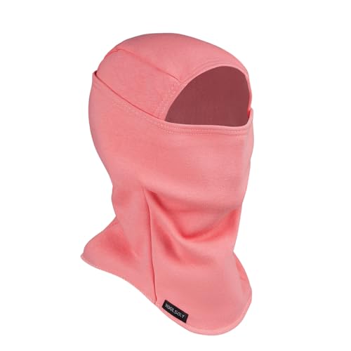 KOOLSOLY Ski Mask Balaclava Cold Weather Warm and Fleece Face Mask Neck Warmer Full Face Mask for Men&Women Pink - Image 1
