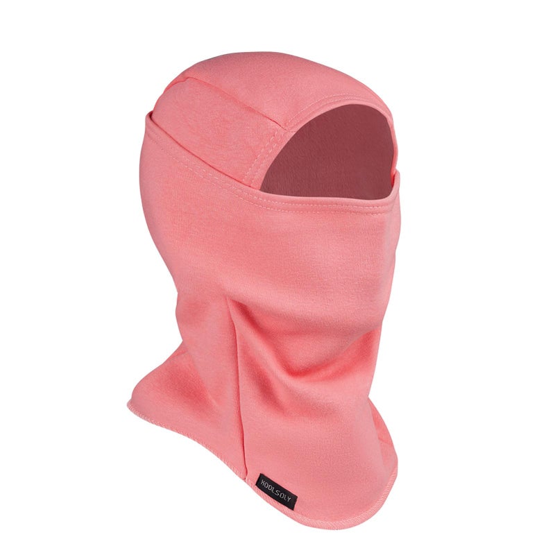 KOOLSOLY Ski Mask Balaclava Cold Weather Warm and Fleece Face Mask Neck Warmer Full Face Mask for Men&Women Pink - Image 3