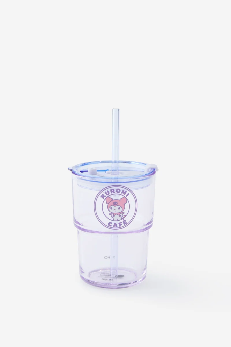 Typo Collab Love A Latte Glass Tumbler