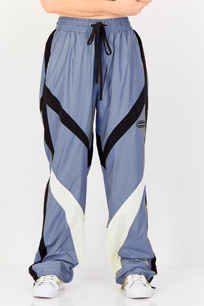 The Giving Movement Women Regular Fit Colorblock Wide Leg Pants, Multicolor - Image 1