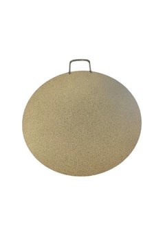 drobina Turkish granite tray with a  handle 35 cm brown  - Image 2