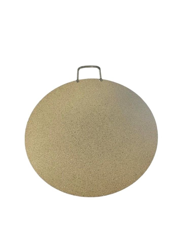 drobina Turkish granite tray with a  handle 35 cm brown - Image 2