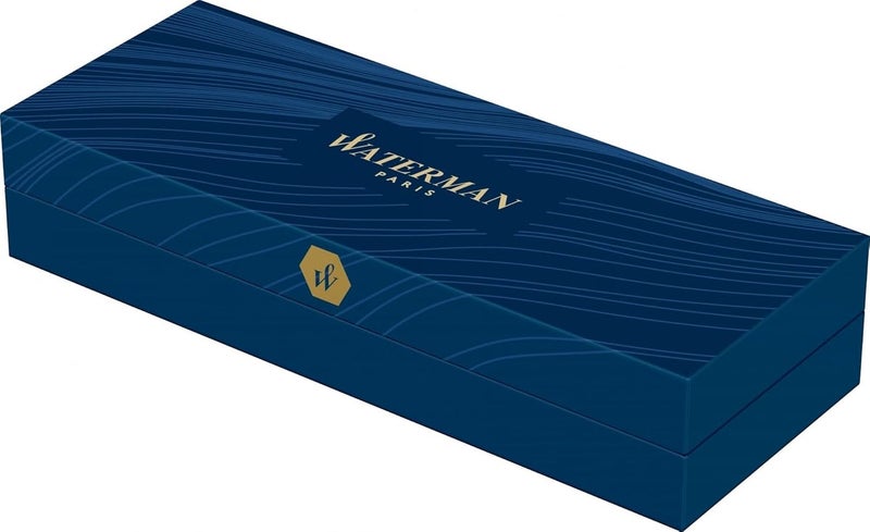 Waterman قلم رولر باللون الأزرق مع حواف كروم من ووترمان 9316 - Image 3