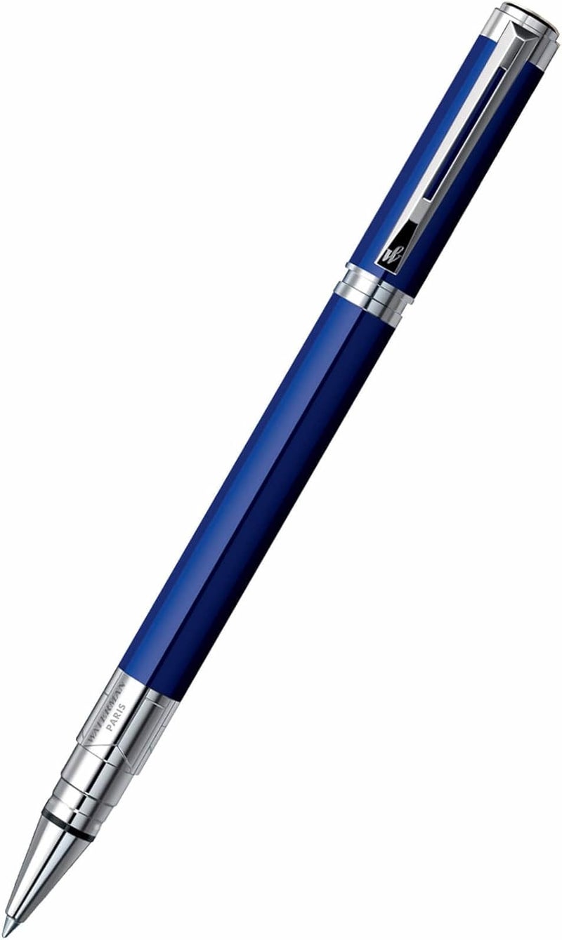 Waterman قلم رولر باللون الأزرق مع حواف كروم من ووترمان 9316 - Image 1