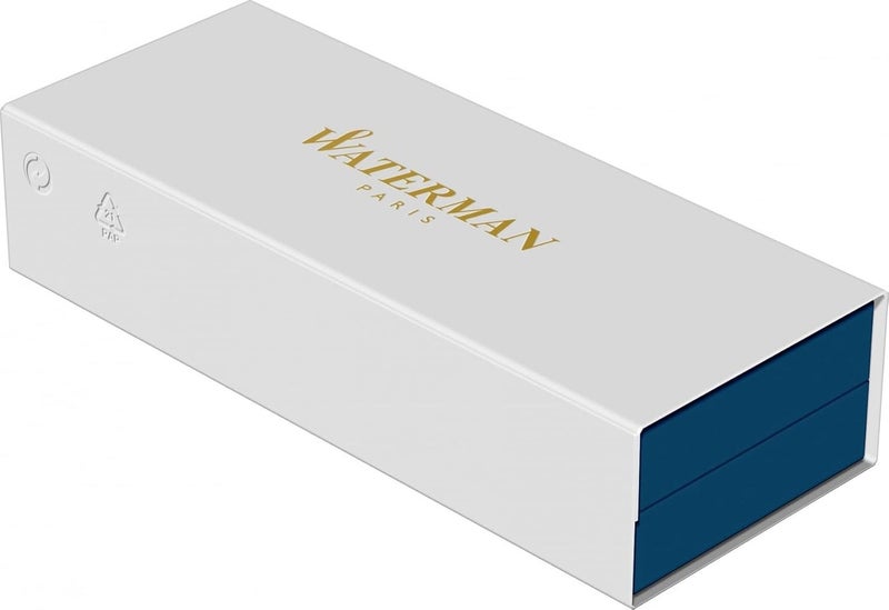 Waterman قلم رولر باللون الأزرق مع حواف كروم من ووترمان 9316 - Image 4