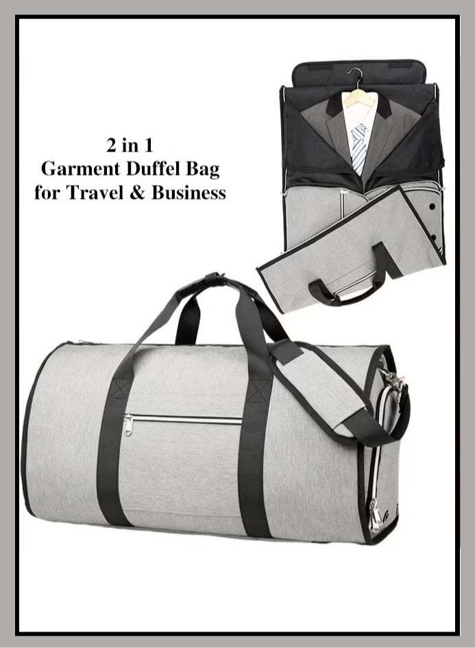 Canway Large Capacity Outdoor Travel Bag Portable Suit Garment Storage Bag Foldable Business Luggage Bag with Multifunctional Organizer Suitable for Carrying and Storing Travel Essentials - Image 1