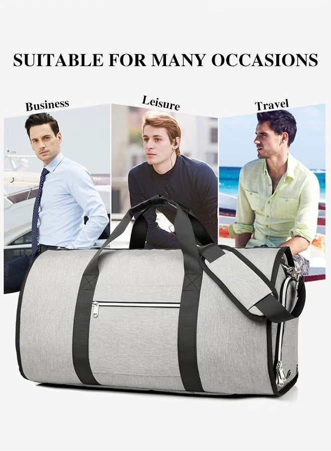 Canway Large Capacity Outdoor Travel Bag Portable Suit Garment Storage Bag Foldable Business Luggage Bag with Multifunctional Organizer Suitable for Carrying and Storing Travel Essentials - Image 2