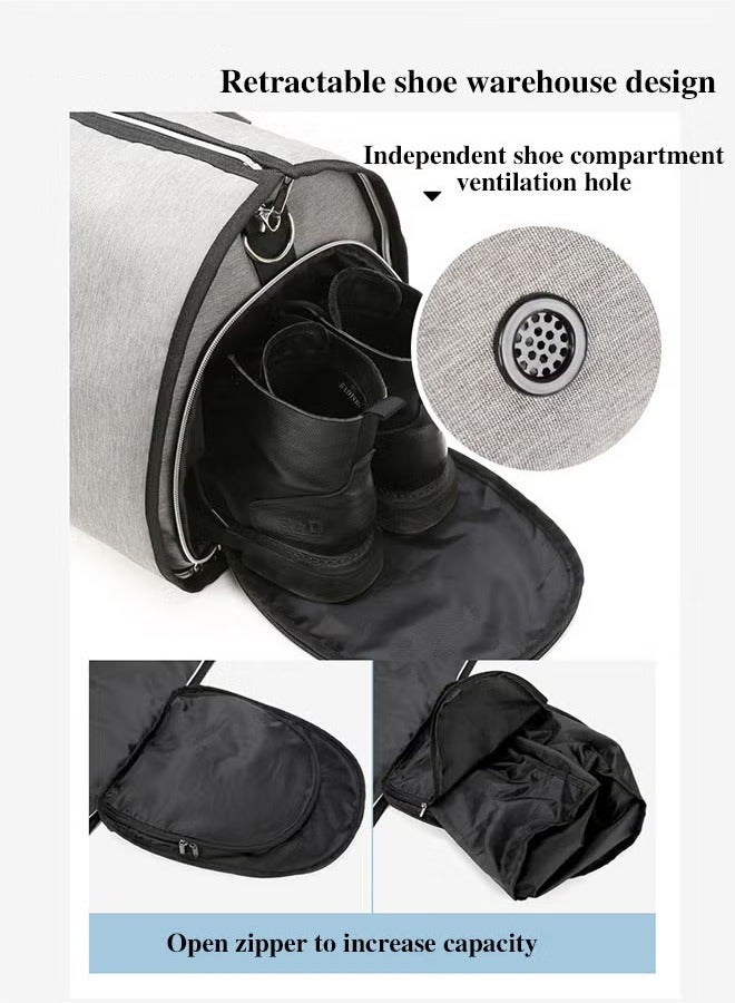 Canway Large Capacity Outdoor Travel Bag Portable Suit Garment Storage Bag Foldable Business Luggage Bag with Multifunctional Organizer Suitable for Carrying and Storing Travel Essentials - Image 5