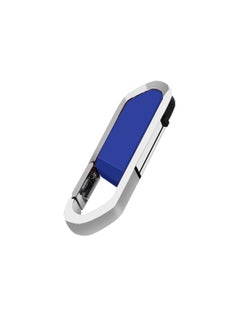 USB Flash Drive, Portable Metal Thumb Drive with Keychain, USB 2.0 Flash Drive Memory Stick, Convenient and Fast Pen Thumb U Disk for External Data Storage, (1pc 32GB Blue)