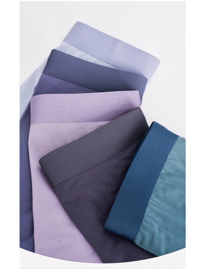 WEIJIANGJUN Men's Flat Corner Underwear - Mid Waist 5 Set, Modal Fabric, Comfortable with Elasticity, Cool and Breathable Style  - Image 1