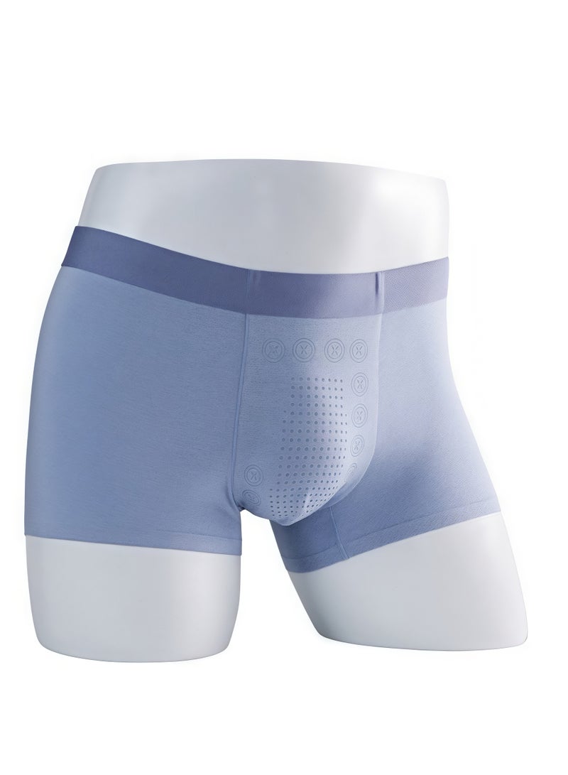 WEIJIANGJUN Men's Flat Corner Underwear - Mid Waist 5 Set, Modal Fabric, Comfortable with Elasticity, Cool and Breathable Style  - Image 5