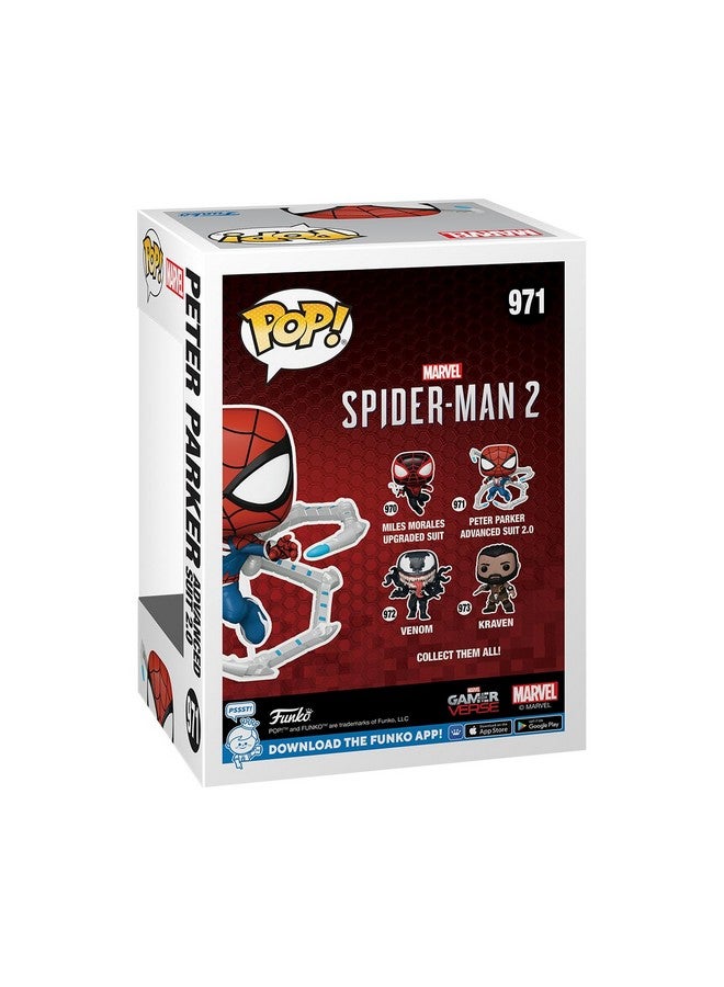 Funko Funko POP! Games: Spider-Man 2- Peter Parker Suit - Spider-Man - Collectable Vinyl Figure - Gift Idea - Official Merchandise - for Kids & Adults - Video Games Fans - Model Figure for Collectors  - Image 3