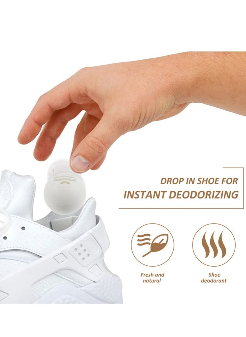 36pcs Air Freshener Balls for Sneakers, Gym Bags, Lockers & Homes - Deodorizing Balls to Neutralize Odors and Refresh Shoes, Wardrobes, Bags, and Cars.