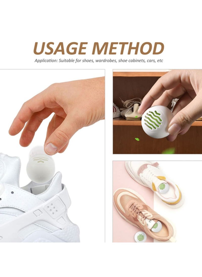 36pcs Air Freshener Balls for Sneakers, Gym Bags, Lockers & Homes - Deodorizing Balls to Neutralize Odors and Refresh Shoes, Wardrobes, Bags, and Cars.