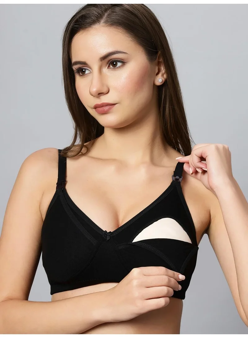 TUMMY  TUMMY Bamboo Cotton Non-Padded Wired free Bra Pack of 3 for Women | Best Price UAE