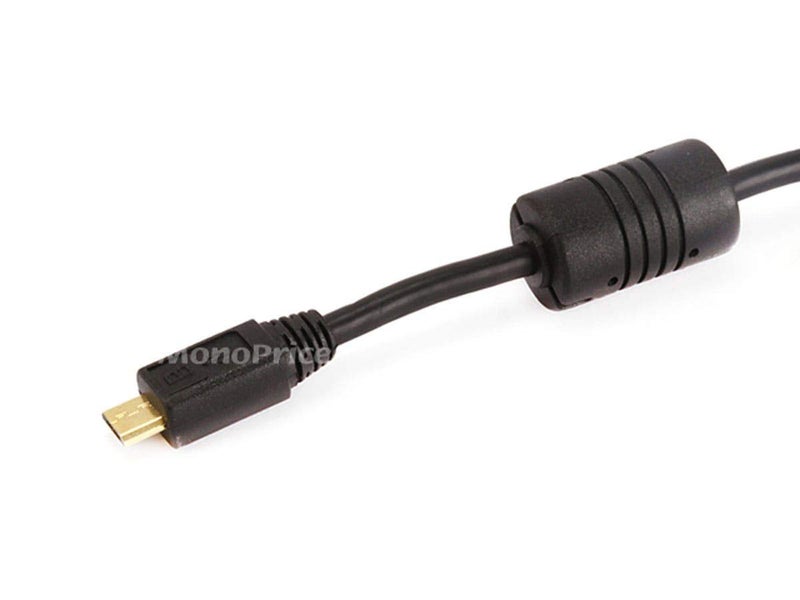 Monoprice USB 2.0 Type-A to Micro-B 5-Pin Cable - Male to Male, Compatible with Samsung Galaxy , Note , Android, LG , HTC One,Nexus, Tablets and More, 28/28AWG, 15 Feet, Black- Pack of 1 - Image 3