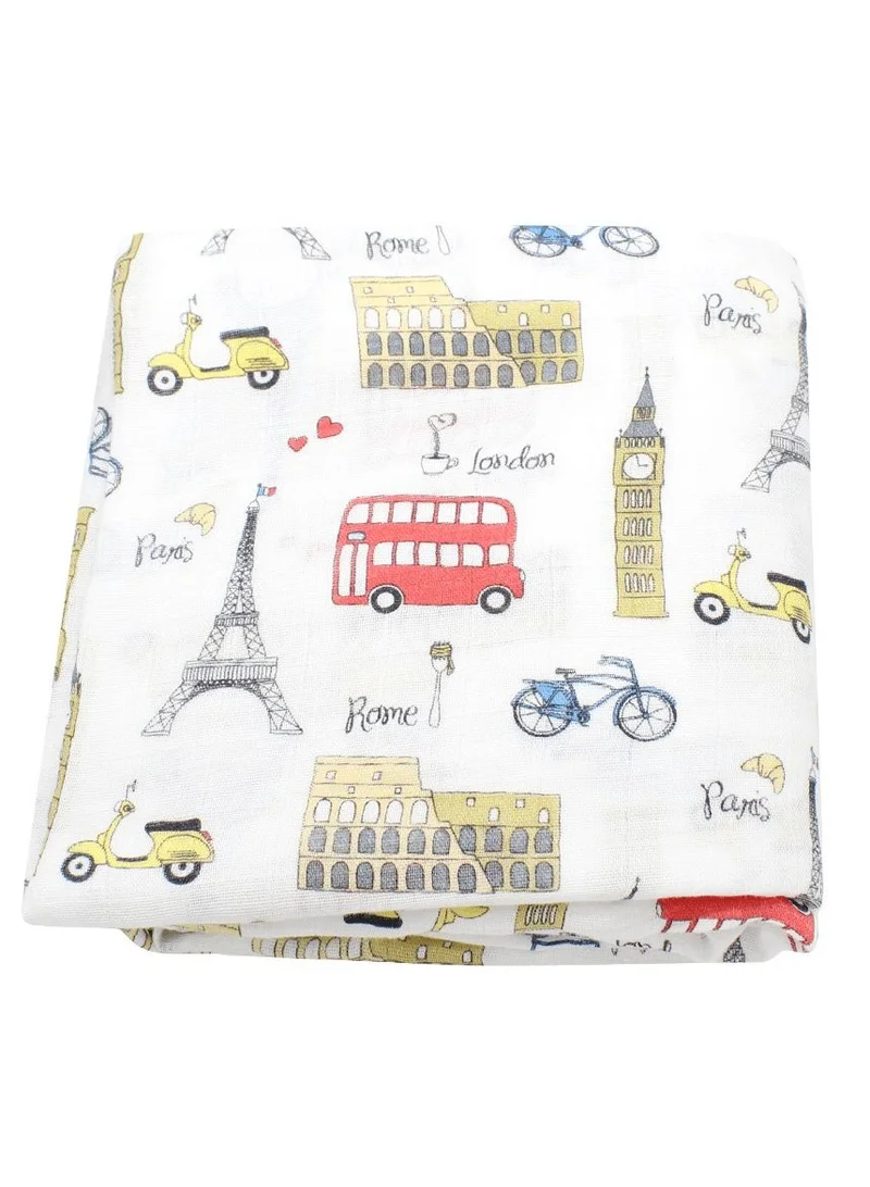 Lion Llama London Cotton Swaddle