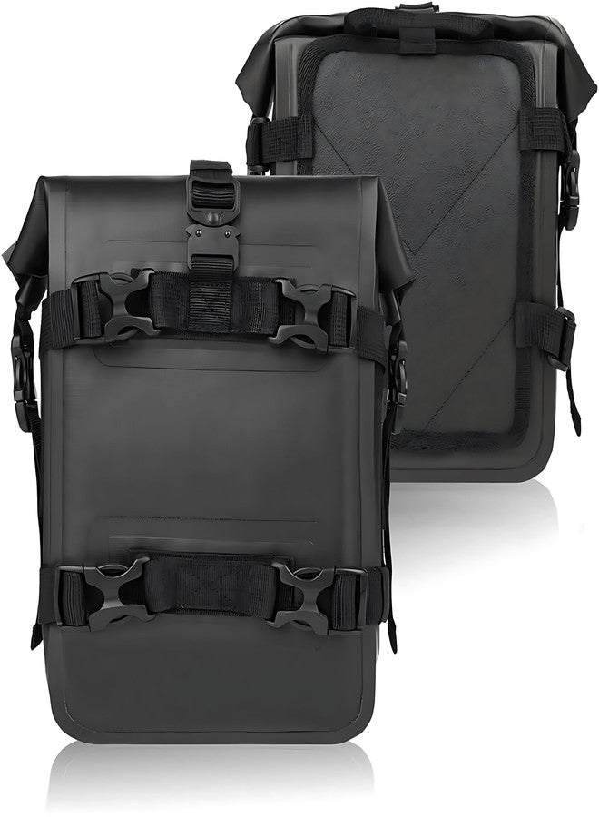 GION Waterproof Tail Bag - Roll-Top Bag with Compression Straps, Secure Buckle System, and 8L Capacity for Everyday Outdoor Use - Military-Style Dry Bag (1Pcs) - Image 1