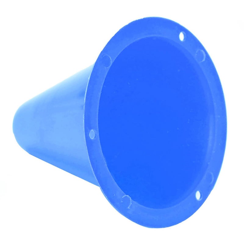 10 Pcs Blue Soccer Training Cones Football Markers Practice Discs with Bright Color and Stable Base for Drills Skills - Image 3