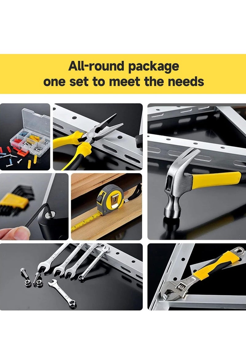 Generic 110 Piece Socket Wrench Household Repair Tool Combination Package, Mixed Tool Set Hand Tool Kit with Plastic Toolbox Storage Case  - Image 4