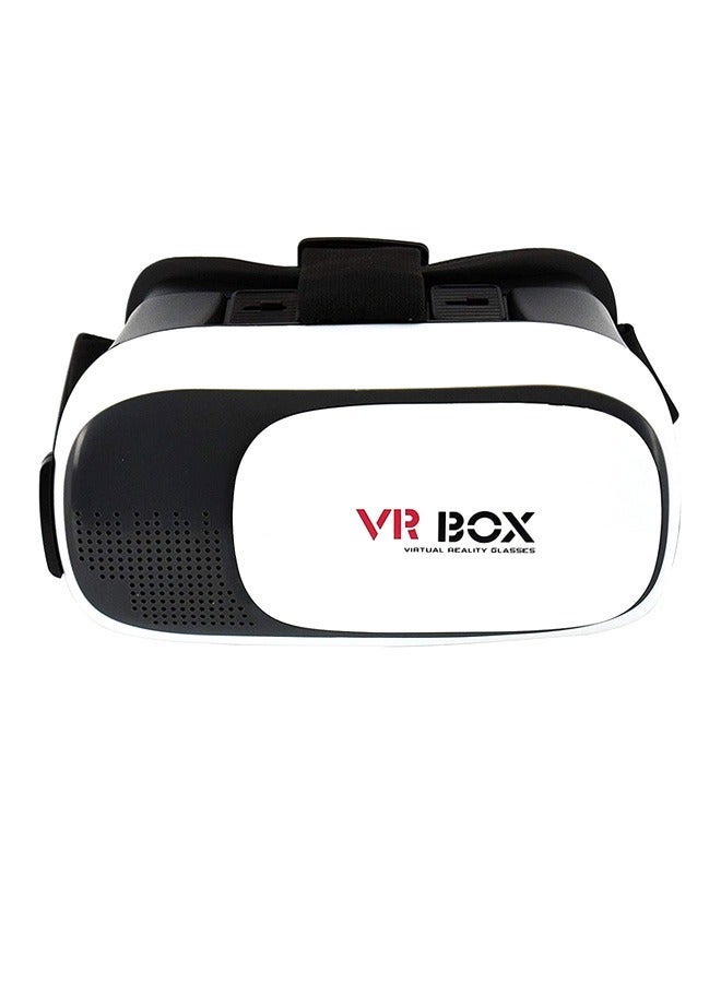 VR Box Virtual Reality 3D Glasses With Remote for Various electronic devices, suit for Kids and Adults, Play Game, Watch 3D IMAX Movie, White - Image 1