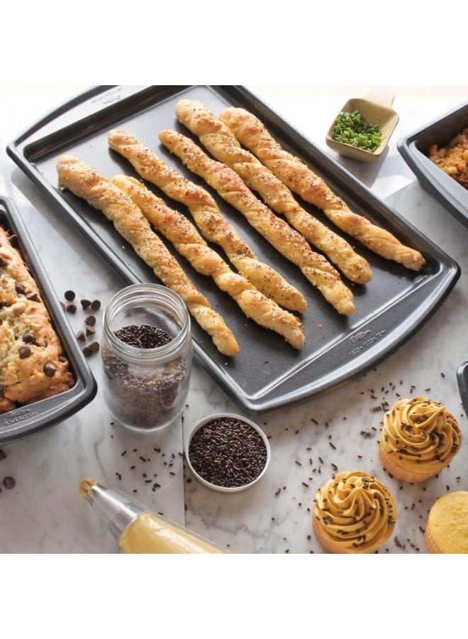 Wilton صينية خبز متوسطة غير لاصقة من ويلتون أدفانس سيلكت بريميوم، 15.25 × 10.25 إنش - Image 2