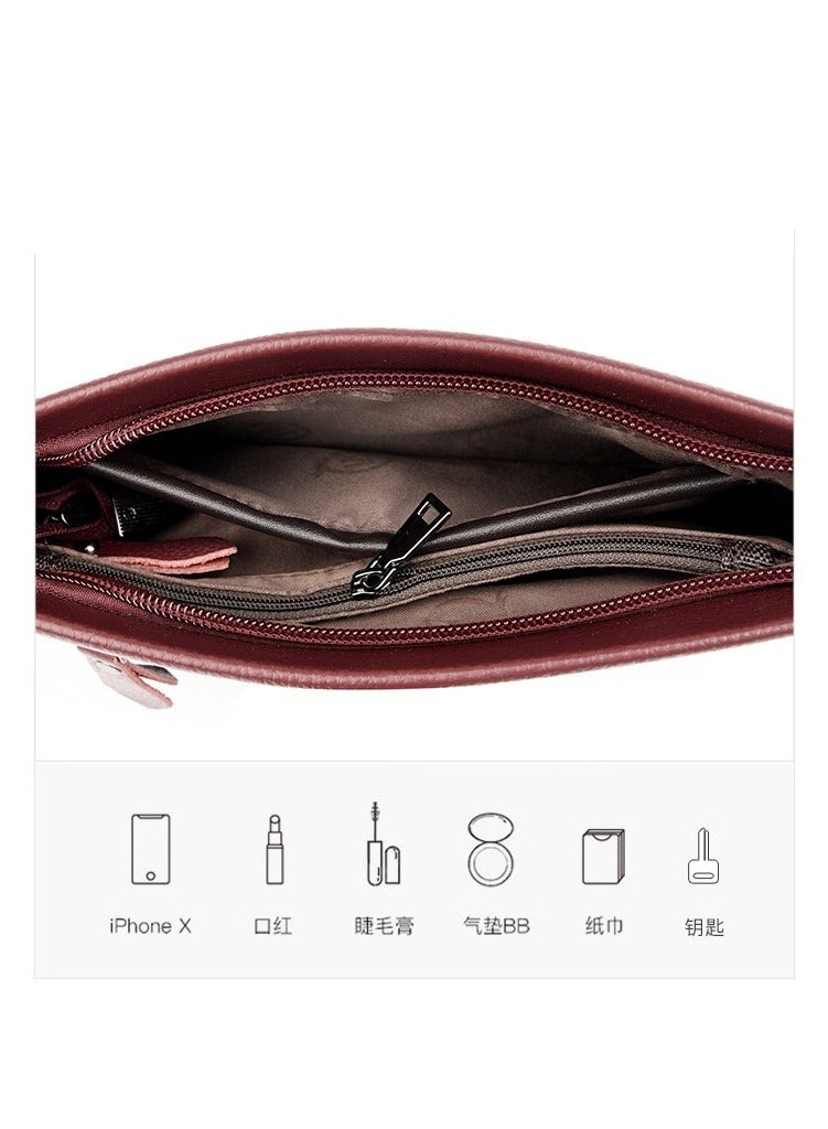 Women's PU Leather Crossbody Wristlet Purse,Elegant Envelope Clutch Wallet & Small Crossbody Bag with Detachable Straps for Evening & Special Occasion - Image 5