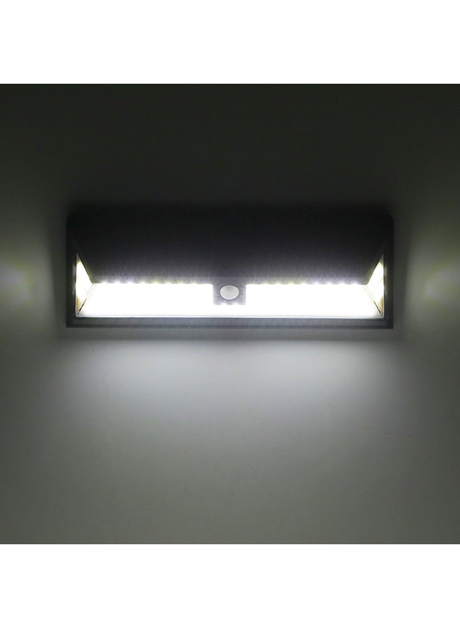 مصباح حائط يعمل بالطاقة الشمسية ومزود بجهاز استشعار للحركة PIR مكون من 90 مصباح LED وب3 وضعيات إضاءة أسود 31.5 X 11.5 X 5.7سم - Image 5