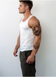 SYNSYB Waterproof & Long-Lasting Black Temporary Tattoos - 30 Sheets of Animal & Floral Designs for Men and Women  - Image 5