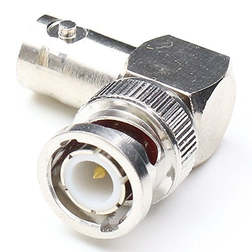 ANHAN BNC Male to Female Right Angle Connectors, Coax Cable Adapters, 90 Degree RF Coaxial Connector for CCTV (2 Packs) - Image 5